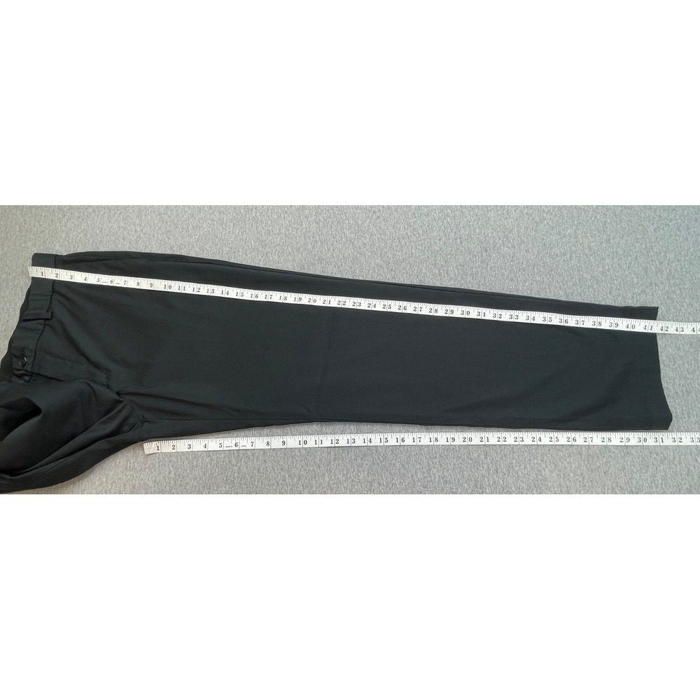 Nike Pants Mens 32 X 32 Black Performance Stretch Dri-Fit Flat Front Golf - Picture 6 of 6